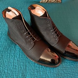 SIZE 14: BRAND NEW/UNWORN: "TAFT" The Jack Boot in TUX
